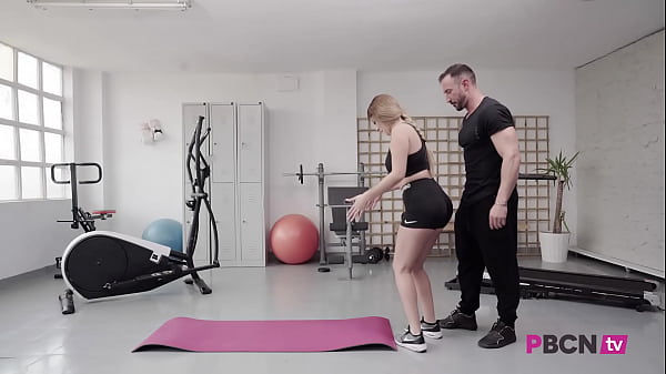 PORNBCN 4K The personal trainer fucker Emilio Ardana y Olé with the hot teen latina Pamela Silva and her big ass // Training with happy end full clip subtitled on YOUTUBE LINK in the VIDEO subscribe and click the bell because more are coming soon ;