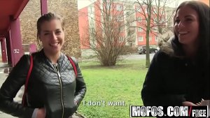 Public Pick Ups – Euro Chick Flashes Ass for Cash starring  Eveline Dellai