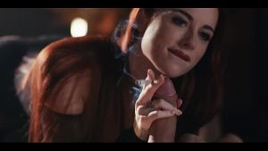 Redhead Smoking Cigarette – Sexy Babe With Pink Pussy Audrey Reid Giving the Hottest Blowjob