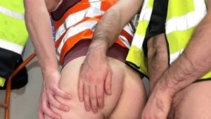 XL Thick hairy musky hung builder creampie’s ginger Tradesman’s raw hole
