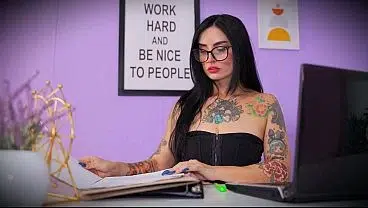 A Latina secretary gets the promotion she’s always wanted by having anal sex with her boss in the office!