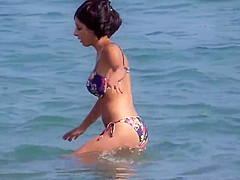 Amazing teen 18+ on the beach