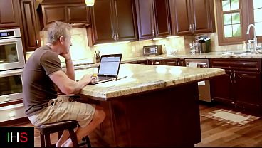 Beautiful girl with blue eyes fucked to perfection by a big black cock