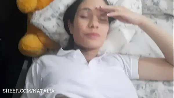 Beautiful student with big tits is fucked by her stepdad Hector