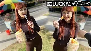 Big Ass Redhead Odette Fox Loves Outdoor Sex