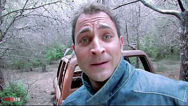 Bigtited gipsy whore fucked in the ass in the woods