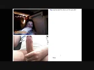 Cum explosion for two teens on omegle