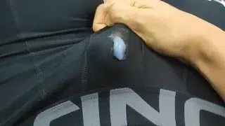 Cumming in my Under Armour compression shorts