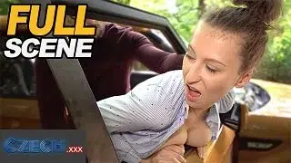 CZECH XXX – MILF driving instructor needs her PUSSY licked to calm her down