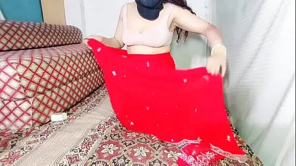 Desi Dulhan Red Saarhi, Couple Anal Fucking Cowgirl Position in Latest indian Sex | Netuandhubby