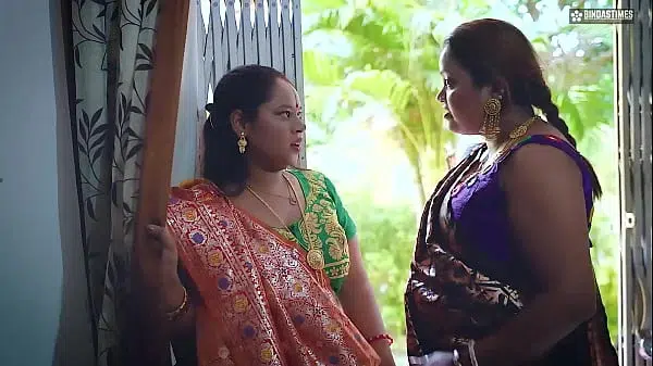 Desi Indian Two Bhabhiji Fucks with Devar and gets Creampie ( Threesome Full Hindi Audio Movie )