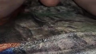 FUCKING MY GINGER ASS WITH THE GLASS DILDO