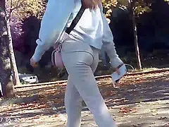 Girl sexy and public