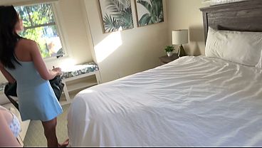 Girlfriend’s Stepson Crashed Our Vacation – THREESOME