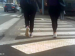 Girls public exhibition