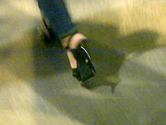 Hot Milf With YSL High Heels