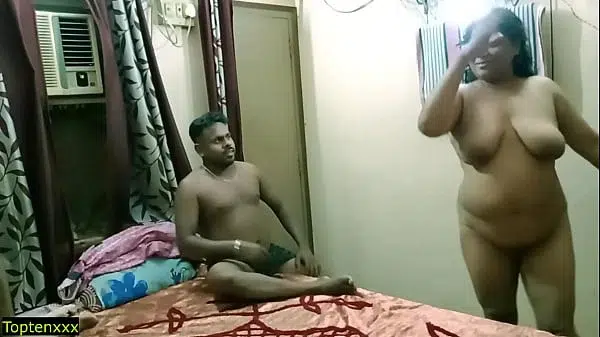 Indian hot milf bhabhi naked dance party and hardcore threesome sex