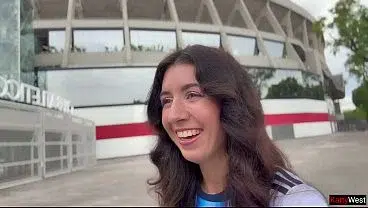 Katty West is obsessed with football and sex! So she finds a fan for a hot fuck!