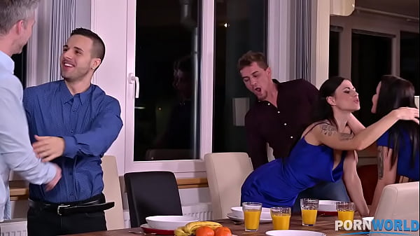 Lonely Single Stud Turns Dinner Party into Swingers’ Night with His Friends GP1738