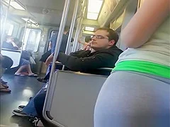 Long hair teen 18+ great ass and cameltoe