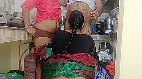 Neighbour Batchelor Enjoying Threesome With Married Women And Her Stepsister