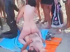nude beach crowd pleasers