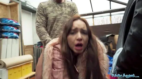 Public Agent He’s caught fucking a sex dummy but gets the real thing from a brunette babe