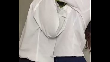 Riding that strap on after work