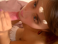 Slutty Asian Babe Gets Her Hairy Pussy Stretched Wide