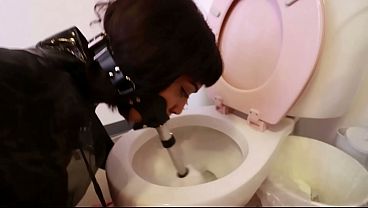 Slutty Maid Spitroast GAPED and Covered in Cum Facial