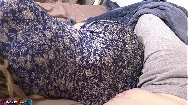 stepmom finally rides his cock after stepson just won’t let her rest