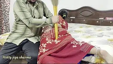 The owner fucked his maid in desi style Desi Indian sex with dirty talk