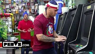 Thick Lily Lou Caught Stealing Gets Punished by Two Bodega Clerks