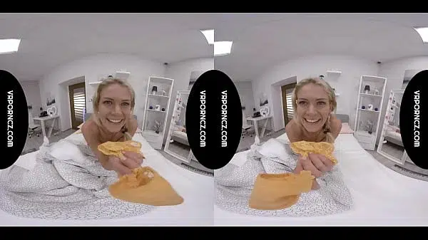 VR – Big black dildo in tight pussy