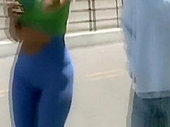 Bluepant camel toe