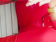 Crotch on sexy top model