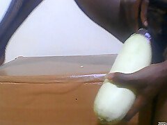 Sexy Step daddy Crossdresser Fucking A Very Tight Squash Asshole