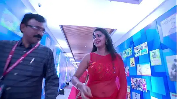 Actress Kanika Hot & Sexy Big Navel Show in Saree