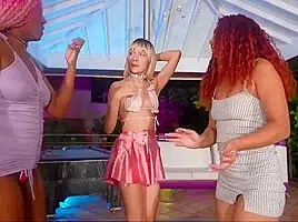 After The Party Girlfriends Meet To Have Oral Sex