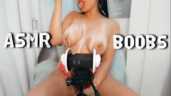 ASMR INTENSE sexy youtuber boobs worship moaning and teasing with her big boobs