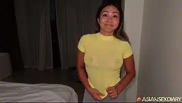 Horny big titi Asian babe gets pounded