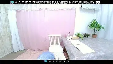 Japanese chubby girl Mika Amimura who likes steamy sex,in VR.