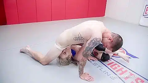 Kaiia Eve Wrestles Cody Carter And Takes Cock Hardcore