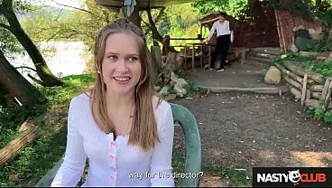 NastyClub – Perky Blonde Film Student Una Fairy Goes on a Blind Date Riverside
