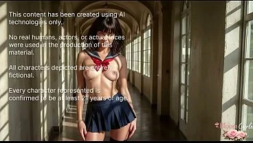 New 18yo girl started at our college, and she had her eye on me. So after class, I fucked her right there in the hallway[AI]