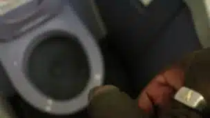 Pissing on airplane