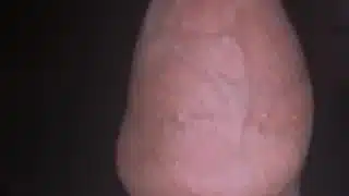 Playing with my long foreskin and soft cock