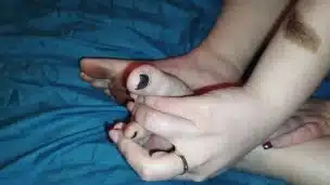 Self Foot Massage After Long Day