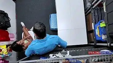 Stealing Petite Latina Caught By Mall Officer