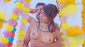 Wedding Night Of Flirtatious Indian Bhabhi Babe